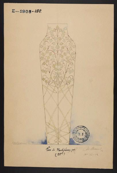 Vase de Montchanin, Eugénie Bethmont, 1er quart 20e siècle