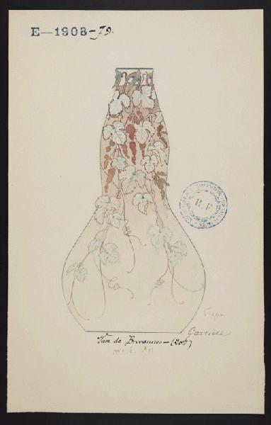 Vase de Brévannes, Louis Carriere, 1901