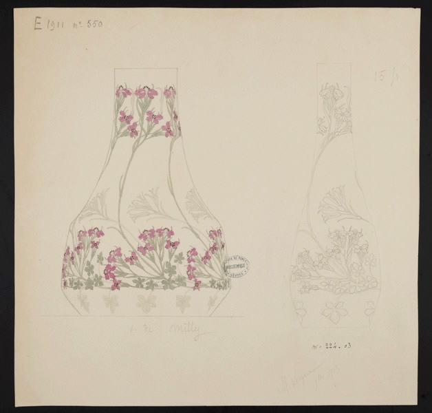 Vase de Milly, Marthe Vesque, 1903