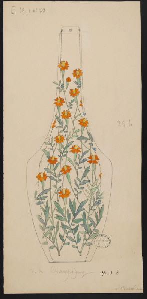 Vase de Champigny, Louis Carriere, 1903