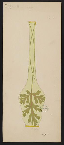 Vase Cigogne, Henri Gillet, 1904