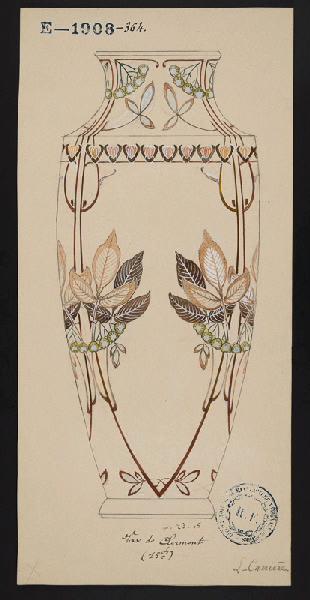 Vase de Clermont, Louis Carriere, 1905