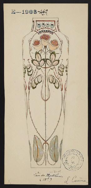 Vase de Montchanin, Louis Carriere, 1905