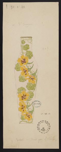 Vase d'Angers, Henri Gillet, 1905