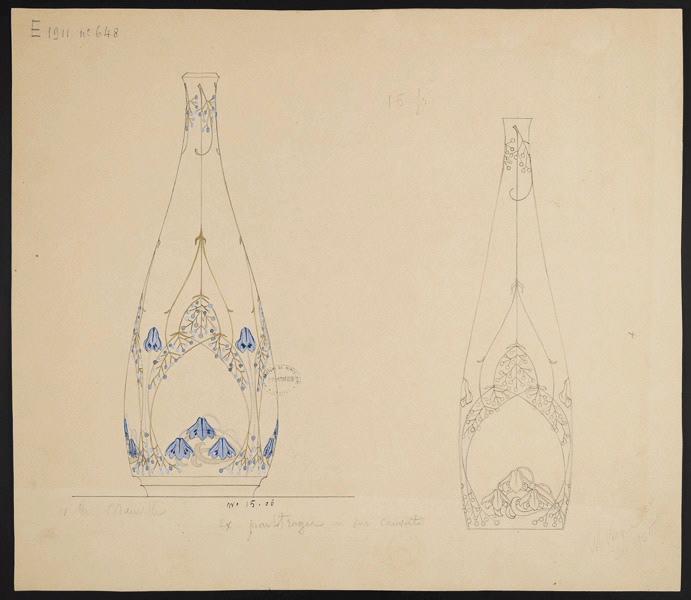 Vase de Neuville, Marthe Vesque, 1906