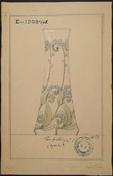 Vase de Monthéry, Eugénie Bethmont, 1er quart 20e siècle