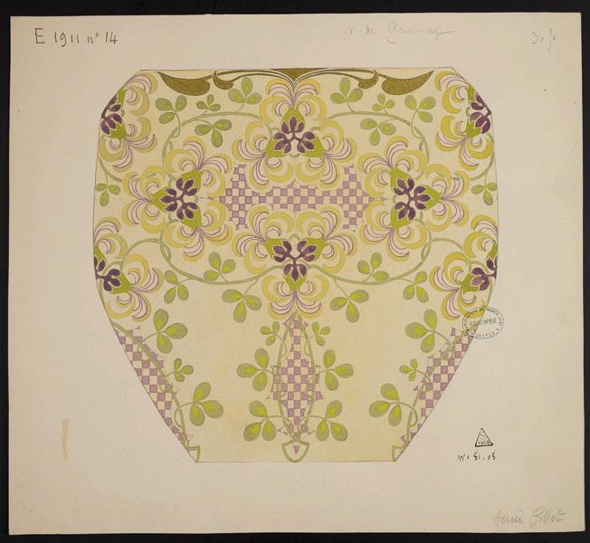 Vase de Gournay, Henri Gillet, 1er quart 20e siècle