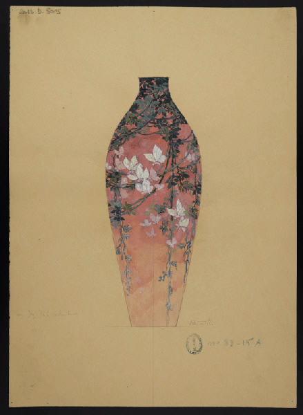 Vase, Horace Désiré Bieuville, 1er quart 20e siècle