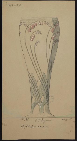Vase, Jeanne Leroux, 1er quart 20e siècle