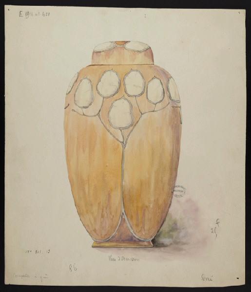 Vase d' Ormesson, Georges Serre, 1er quart 20e siècle