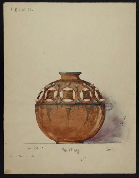 Vase d'Ormoy, Georges Serre, 1er quart 20e siècle