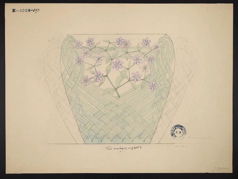Vase de Sagny, Jeanne Leroux, 1901