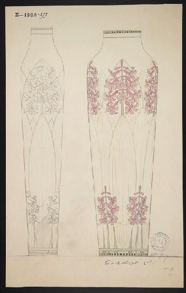 Vase de Montchanin, Jeanne Leroux, 1900