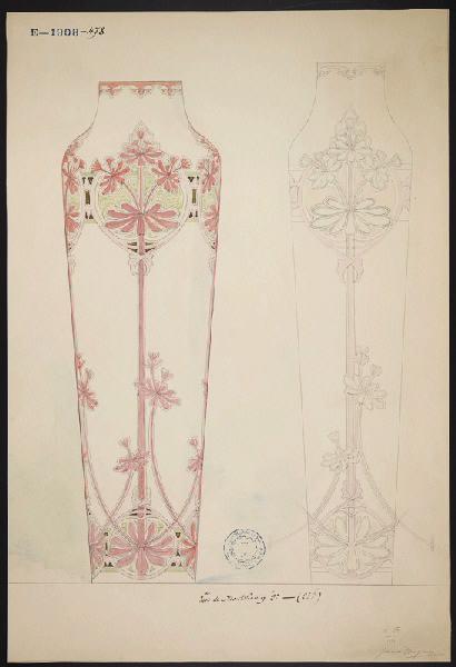 Vase de Montchanin, Jeanne Leroux, 1900