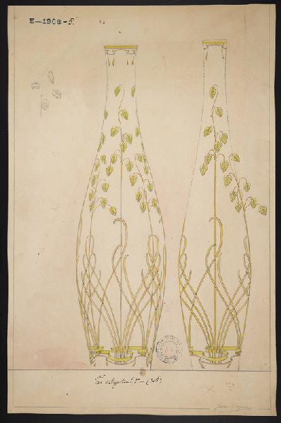 Vase d'Argenteuil, Jeanne Leroux, 1er quart 20e siècle