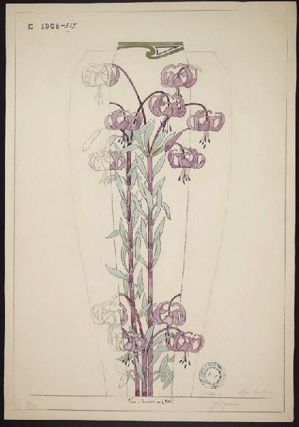 Vase Creusot, Jeanne Leroux, 1901