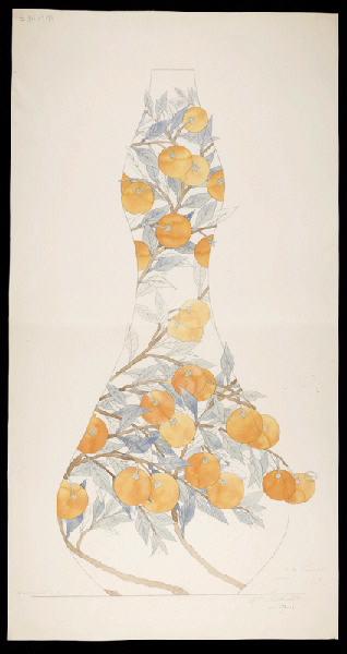 Vase de Pommerets, Eugénie Bethmont, 1er quart 20e siècle