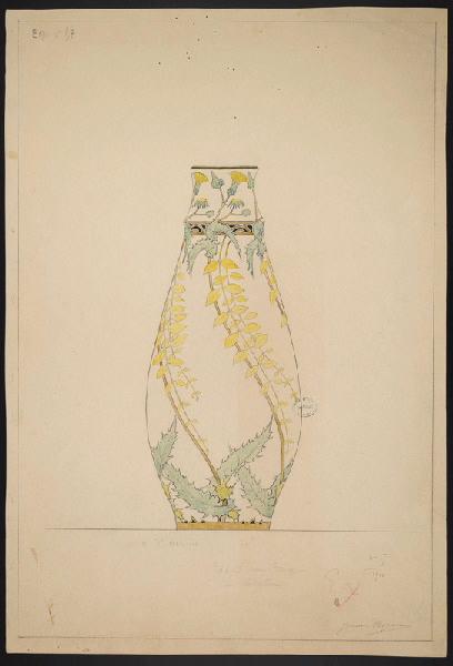Vase d'Achères, Jeanne Leroux, 1900