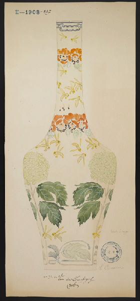 Vase de Champigny, Louis Carriere, 1902