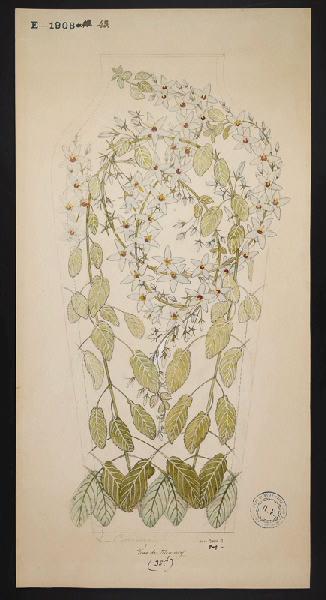 Vase de Mennecy, Louis Carriere, 1903
