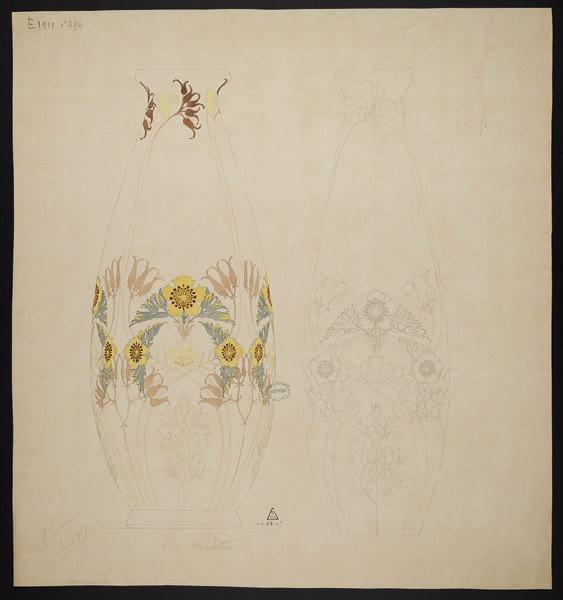 Vase de Maulette, Marthe Vesque, 1907