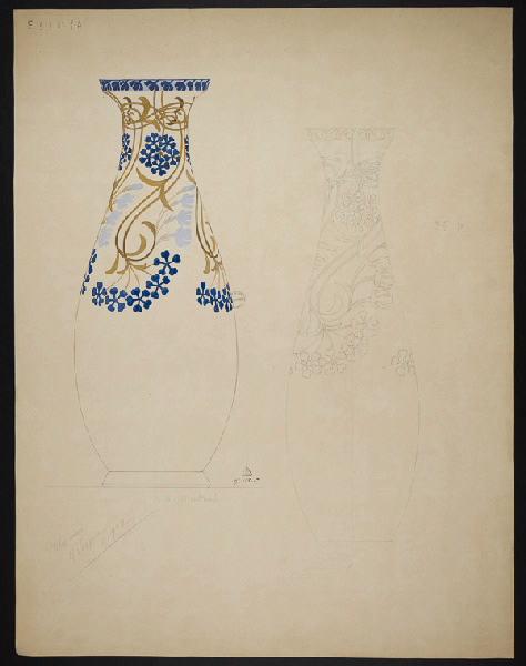 Vase de Montreuil, Marthe Vesque, 1907