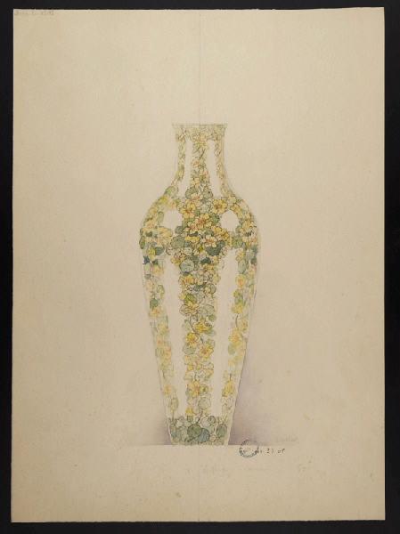 Vase d'Angers, Horace Désiré Bieuville, 1905