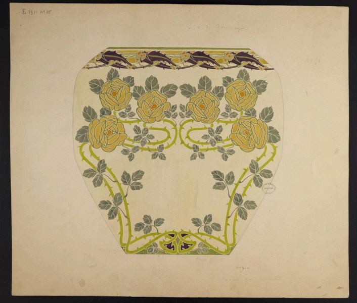 Vase de Gournay, Henri Gillet, 1904