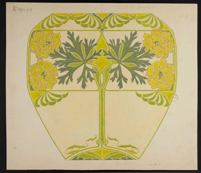 Vase de Gournay, Henri Gillet, 1er quart 20e siècle