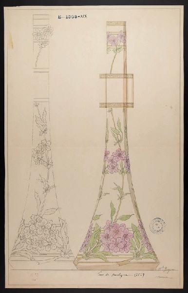 Vase de Barbizon, Jeanne Leroux, 1900