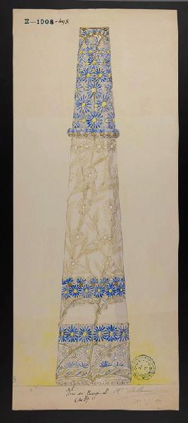 Vase de Bougival, Eugénie Bethmont, 1900