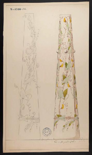 Vase de Bougival, Jeanne Leroux, 1901