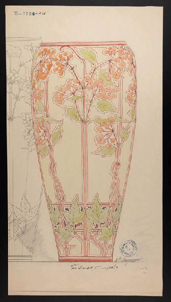 Vase Creusot, Jeanne Leroux, 1900
