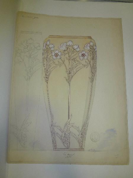 Vase de Creusot, Jeanne Leroux, 1900