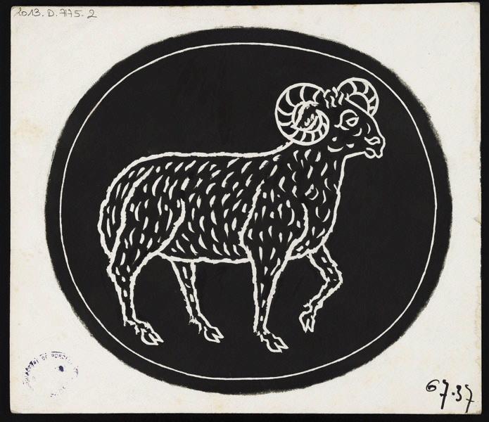 Elément décoratif [Signe astrologique], René Ben Sussan, 1937