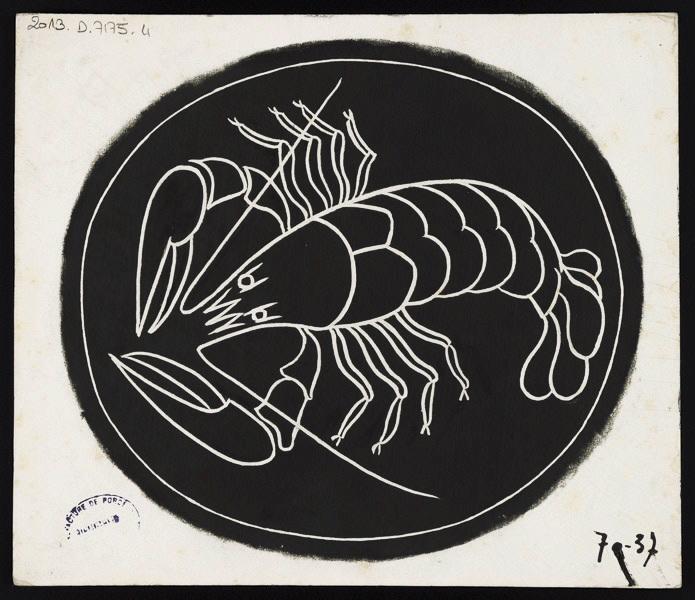 Elément décoratif [Signe astrologique], René Ben Sussan, 1937