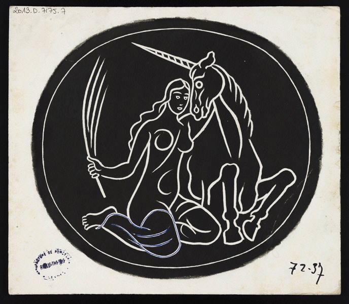 Elément décoratif [Signe astrologique], René Ben Sussan, 1937
