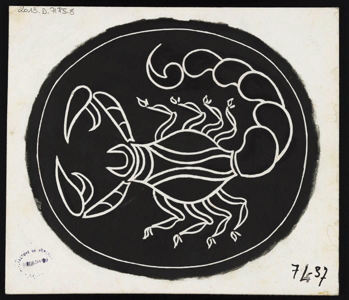 Elément décoratif [Signe astrologique], René Ben Sussan, 1937
