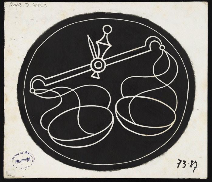 Elément décoratif [Signe astrologique], René Ben Sussan, 1937