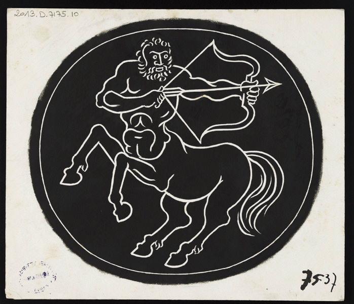 Elément décoratif [Signe astrologique], René Ben Sussan, 1937
