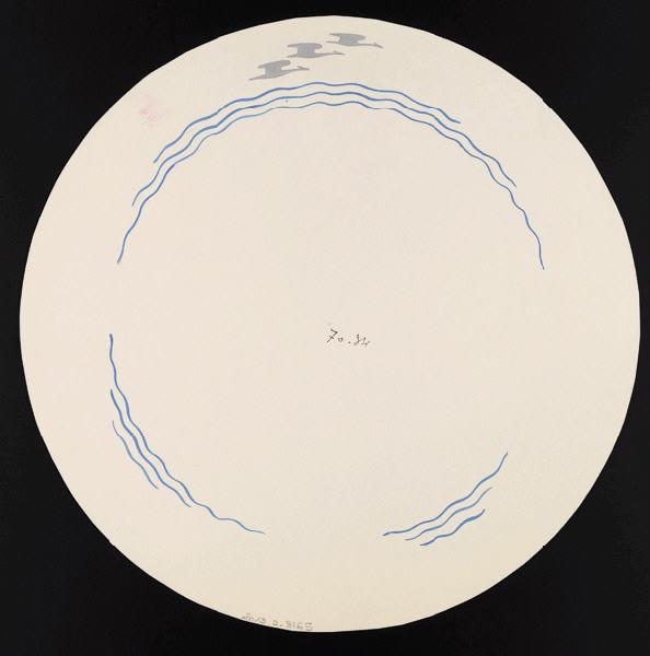 Assiette, René Crevel, 1934
