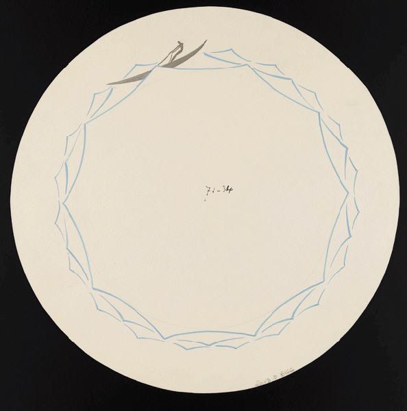 Assiette, René Crevel, 1934