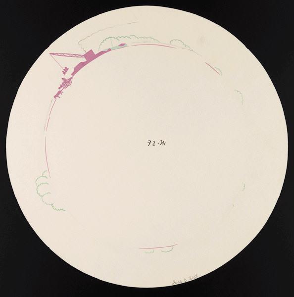 Assiette, René Crevel, 1934