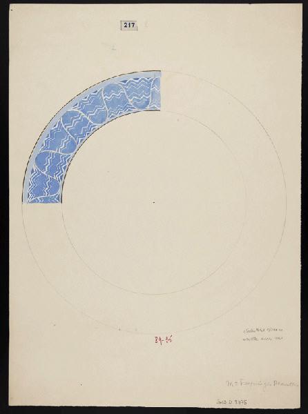 Assiette [Service uni], A Freyssinges, 1936