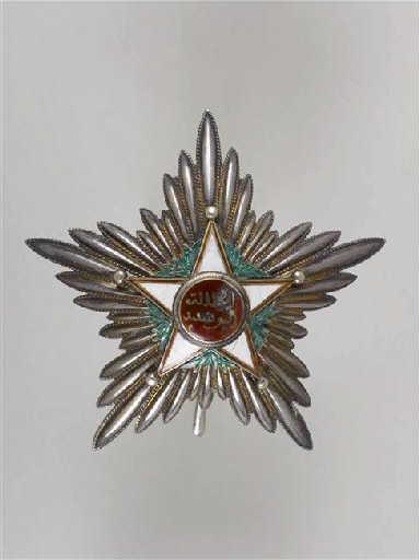 Croix et ruban de Grand Croix de l'ordre du Ouissam Alaouite_1