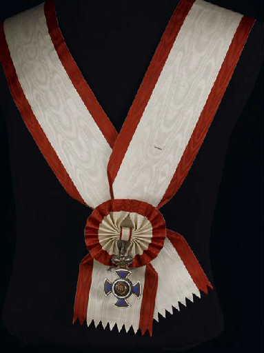 Grand cordon et croix de l'ordre de Danilo_0
