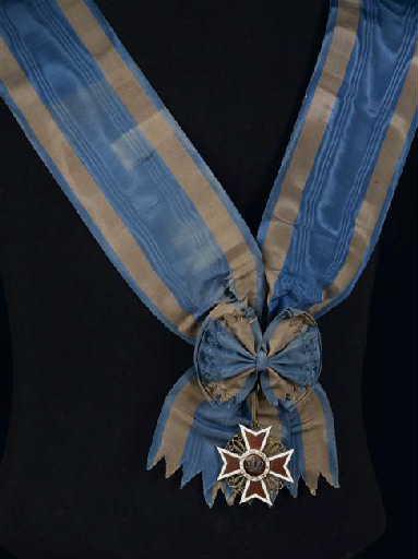 Croix et ruban de Grand Croix de l'ordre de la Couronne_0