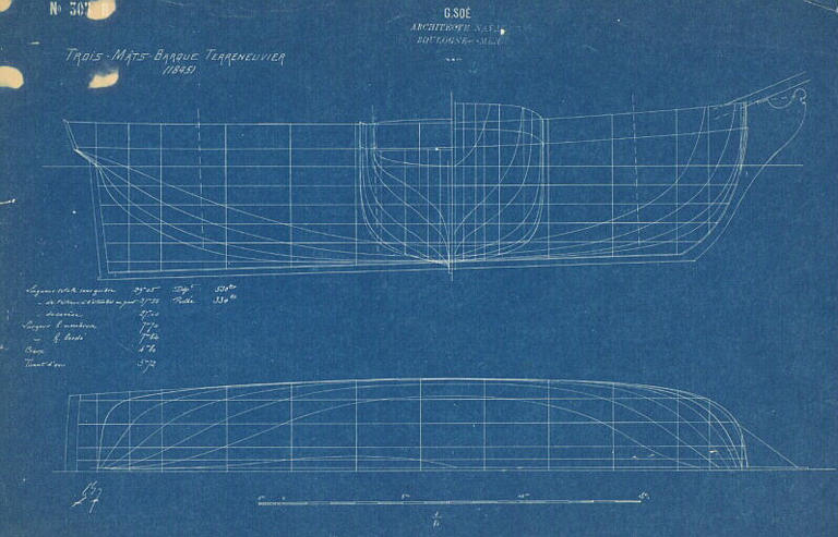 Trois-mâts barque terre-neuvier, 1845_0