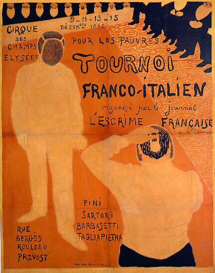 Tournoi franco-italien, Hermann-Paul, 1895