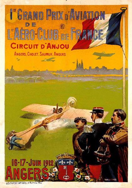 1er grand prix d'aviation de l'Aéro-club de France — et Carrey Lessieux